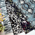 Polyester Spandex Knit Printed Single Jersey Fabric